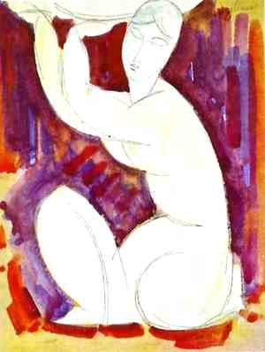 Amedeo Modigliani - Caryatid I