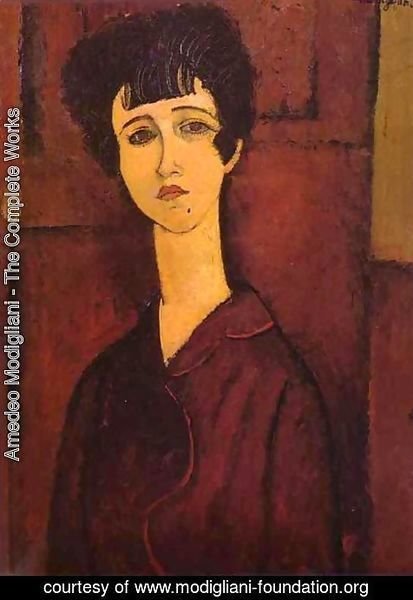 Amedeo Modigliani - Portrait Of A Girl   Victoria