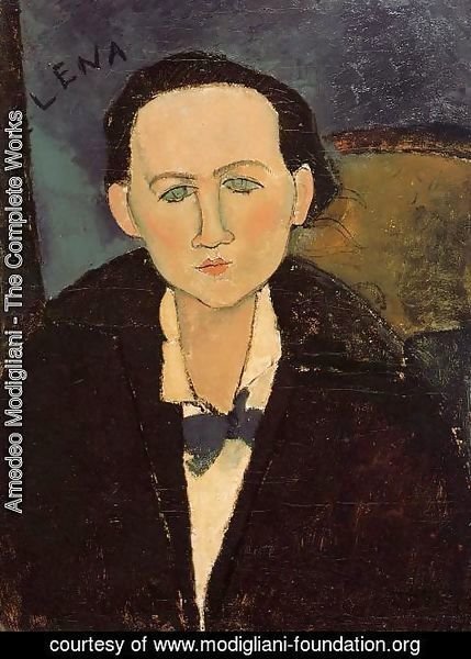 Amedeo Modigliani - Portrait Of Elena Pavlowski