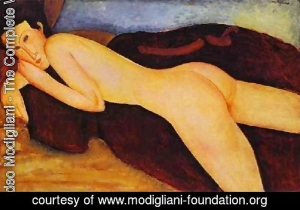 Amedeo Modigliani - Nu Couche De Dos