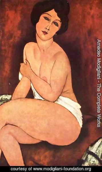 Amedeo Modigliani - Seated Nude On Divan