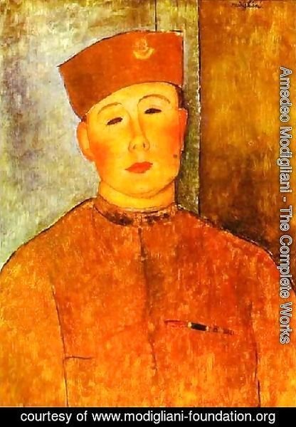 Amedeo Modigliani - The  Zouave