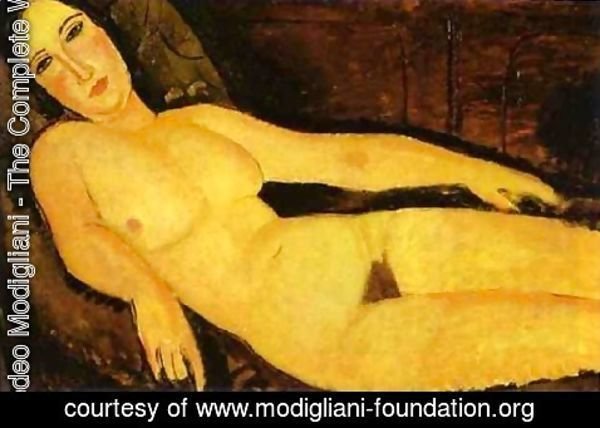 Amedeo Modigliani - Nude On A Divan