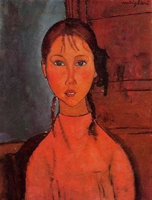 Amedeo Modigliani - Girl With Braids