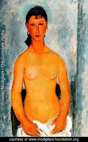 Amedeo Modigliani - Standing Nude   Elvira