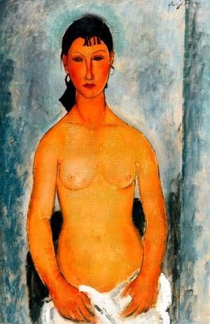 Amedeo Modigliani - Standing Nude   Elvira