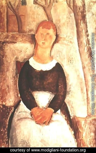 Amedeo Modigliani - La Belle Epiciere