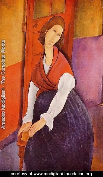 Amedeo Modigliani - Portrait Of Jeanne Hebuterne