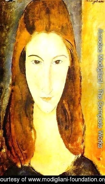 Amedeo Modigliani - Portrait Of Jeanne Hebuterne Ii