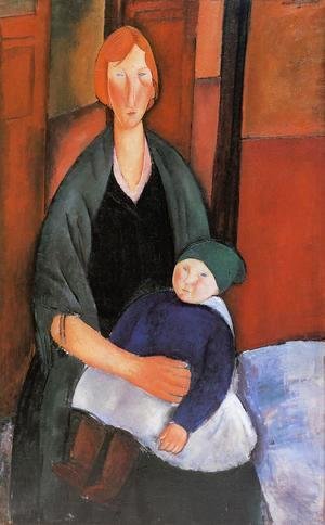 Amedeo Modigliani - Seated Woman With Child