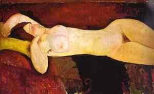 Amedeo Modigliani - Reclining Nude   Le Grande Nu